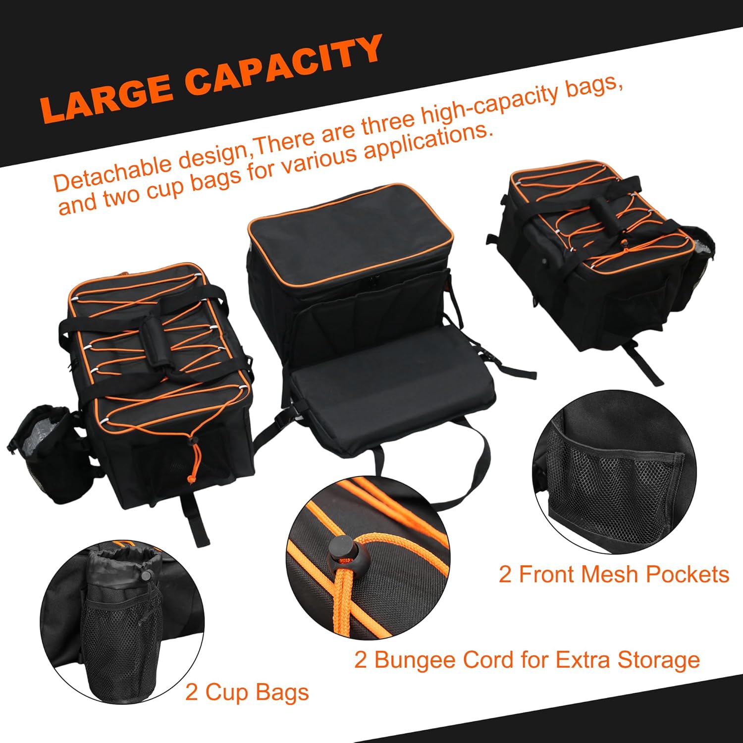 ATV Rear Storage Bags