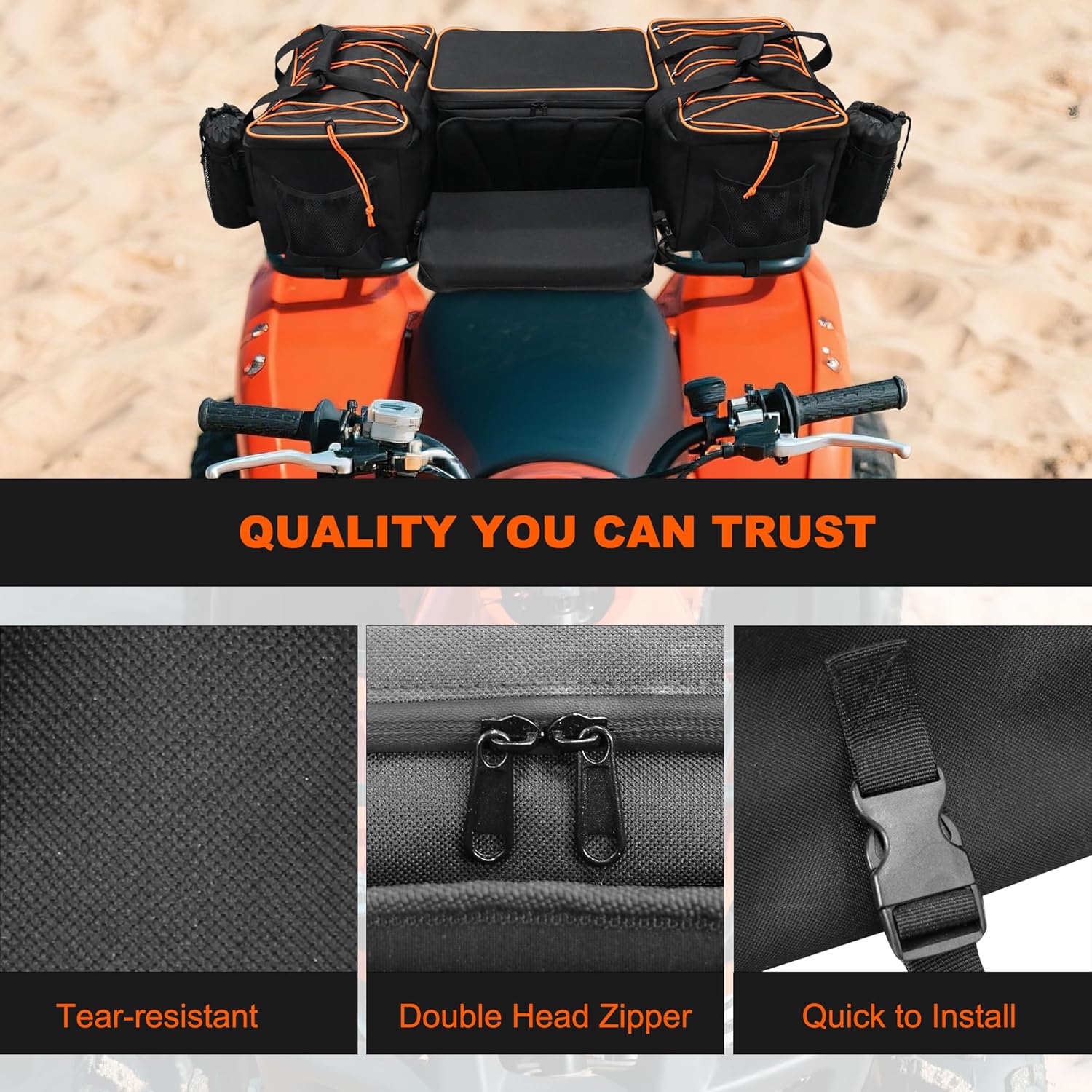 ATV Rear Storage Bags