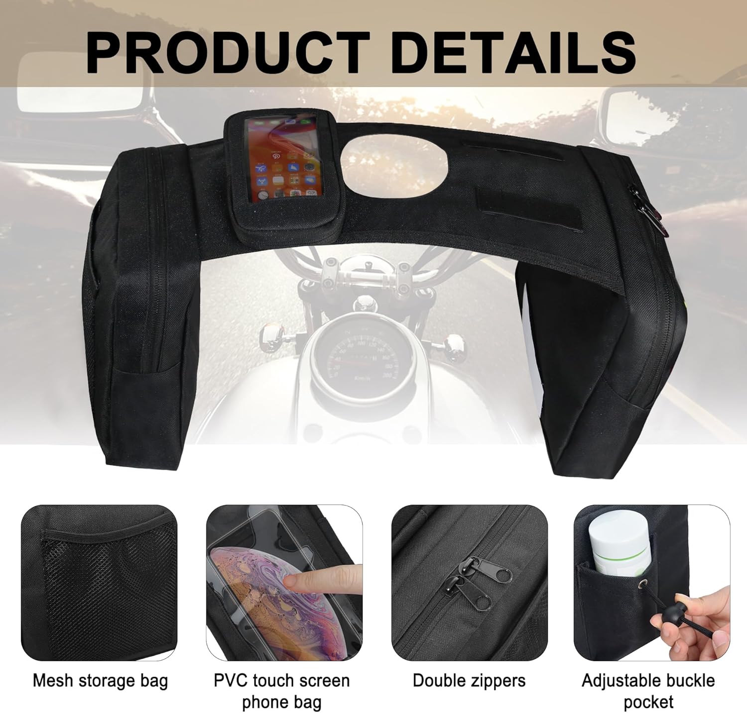 ATV Saddle Bag Cargo Tank Storage Luggage
