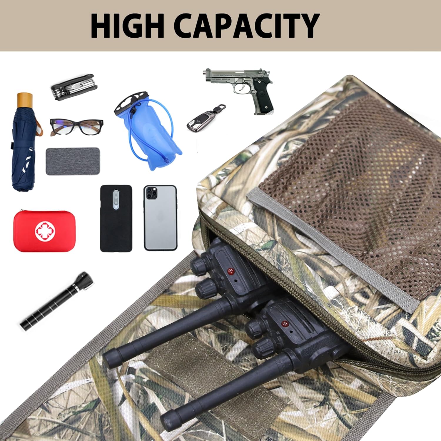 ATV Saddle Bag Cargo Tank Storage Luggage