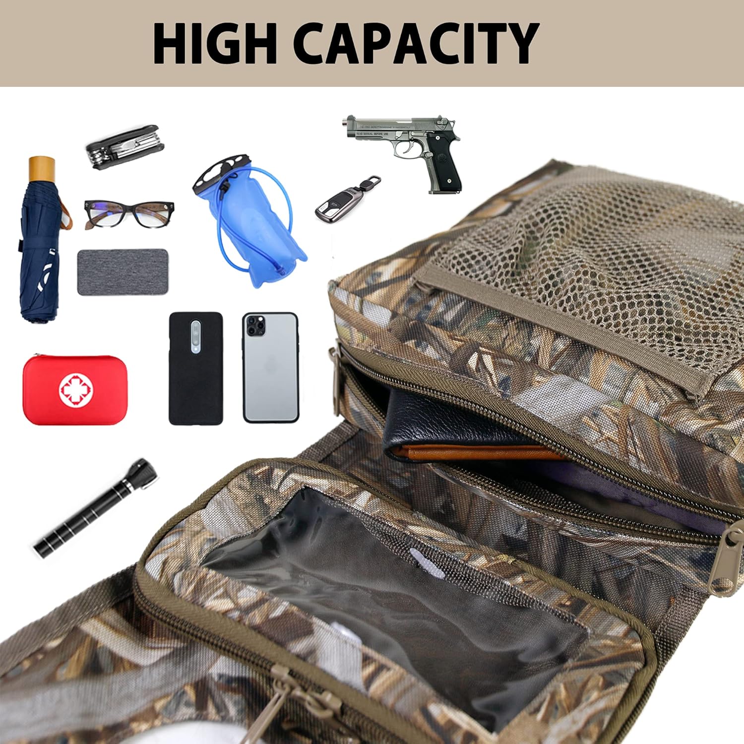 ATV Saddle Bag Cargo Tank Storage Luggage