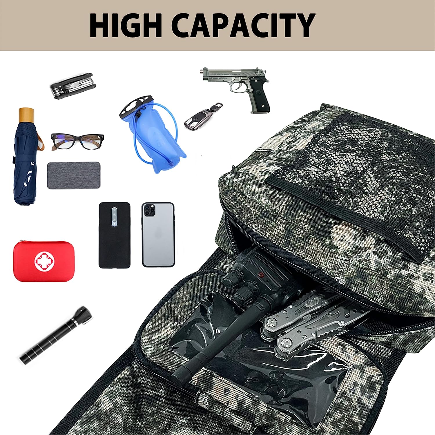 ATV Saddle Bag Cargo Tank Storage Luggage
