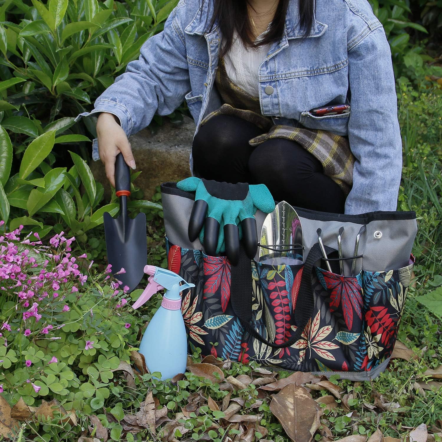 Canvas Garden Tool Tote Bag