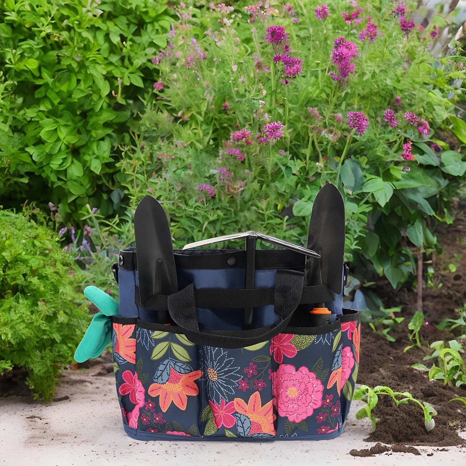 Canvas Garden Tool Tote Bag