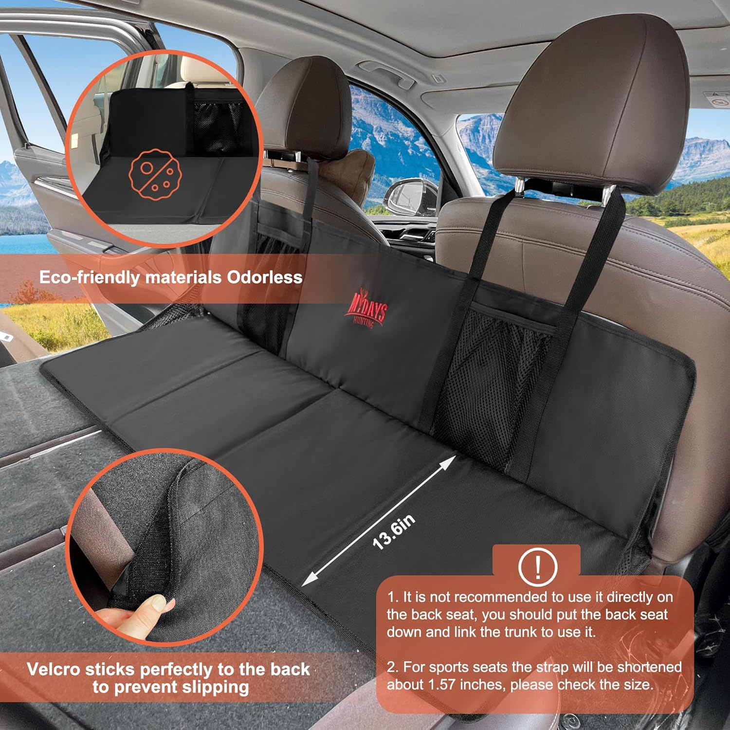 Car Rear Seat Mattress Extension Plate