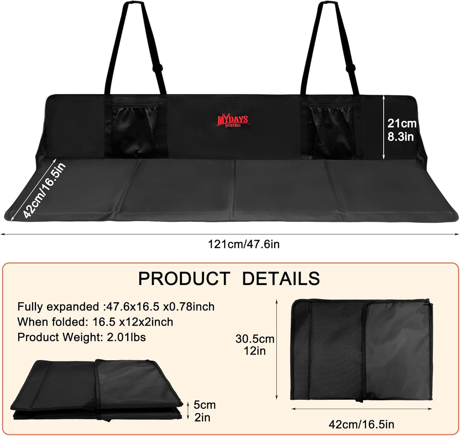 Car Rear Seat Mattress Extension Plate