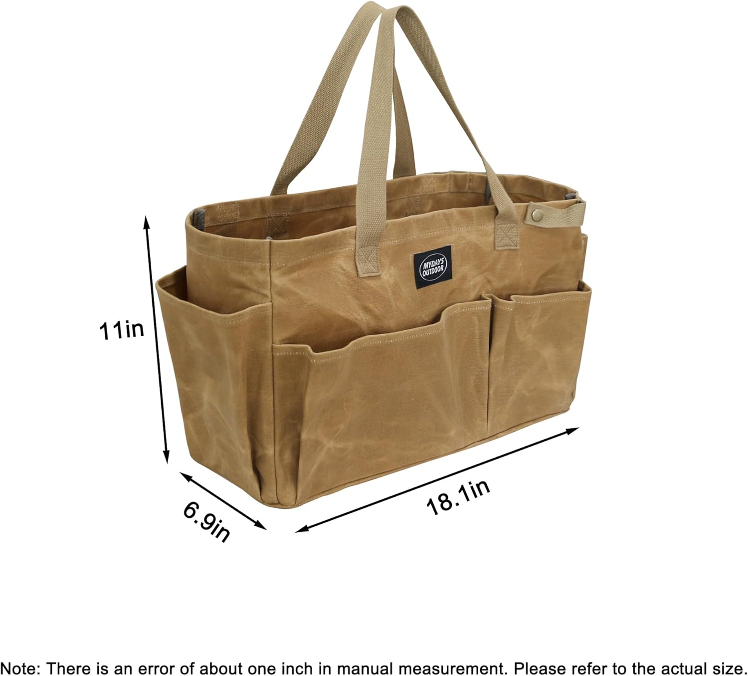 Waxed Canvas Camping Tool Storage Bag