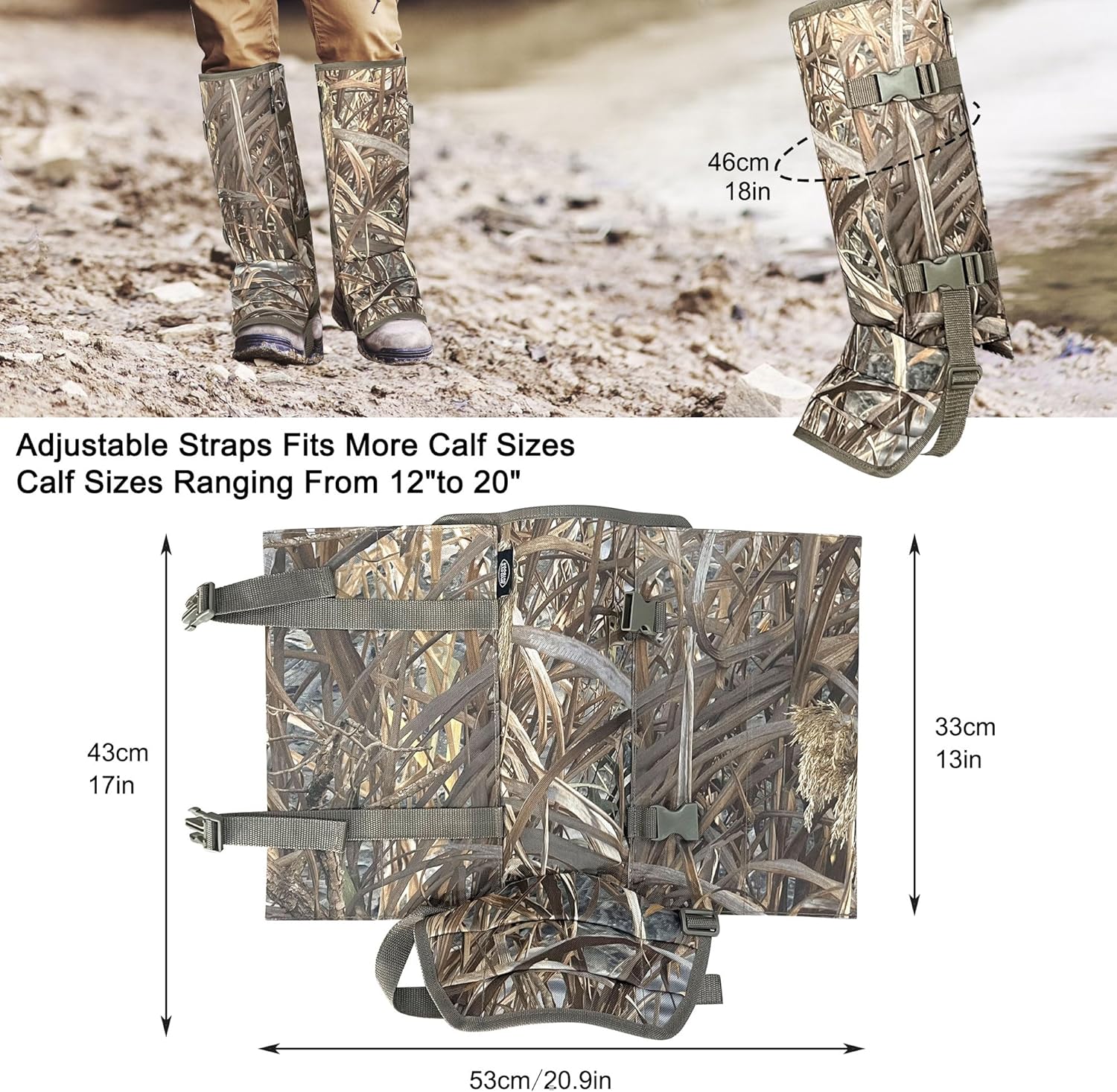Snake Gaiters for Hunitng