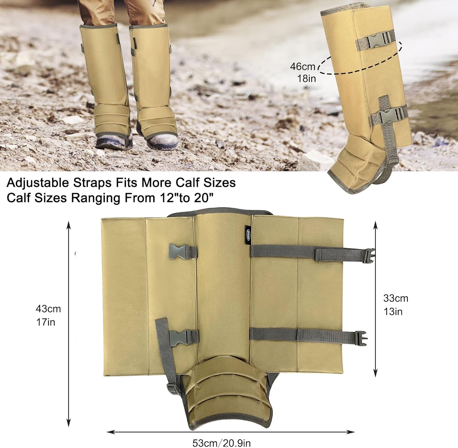 Snake Gaiters for Hunitng
