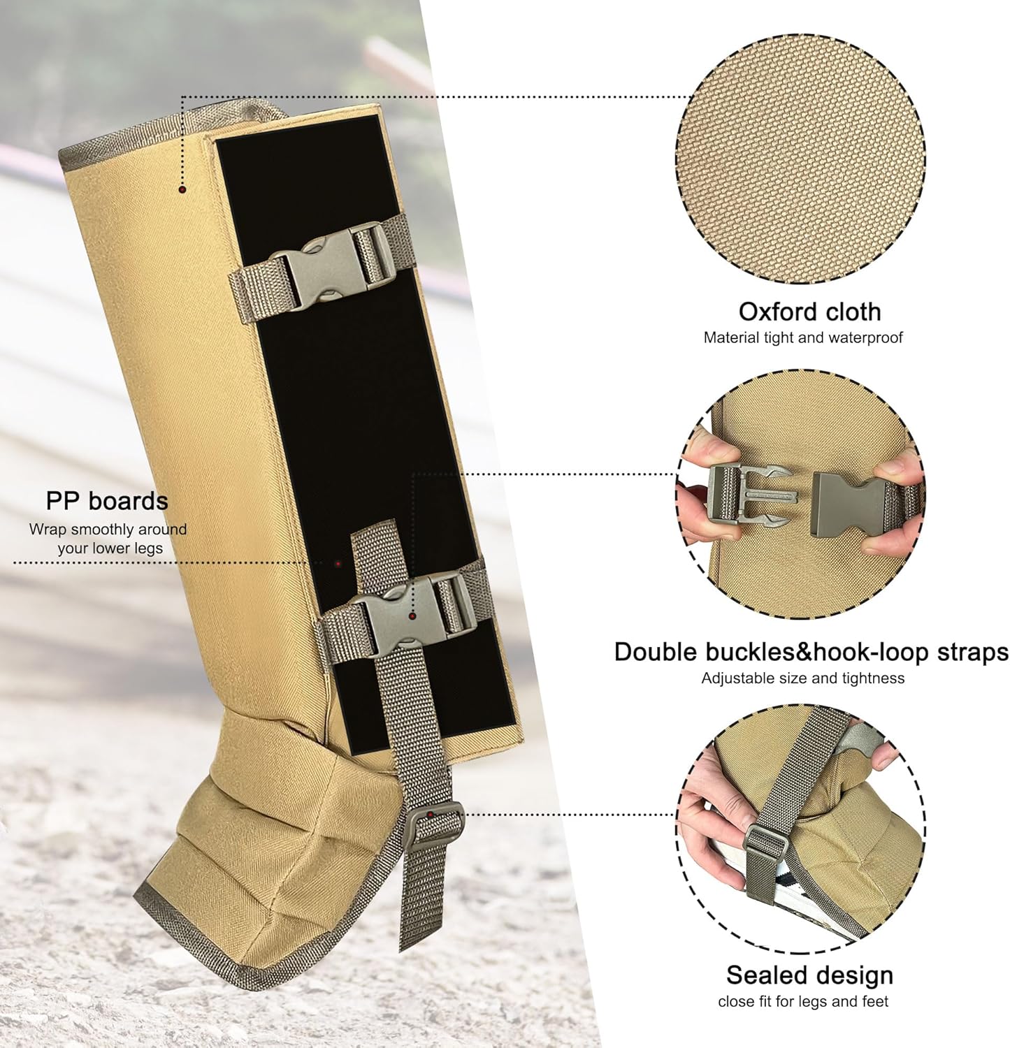 Snake Gaiters for Hunitng