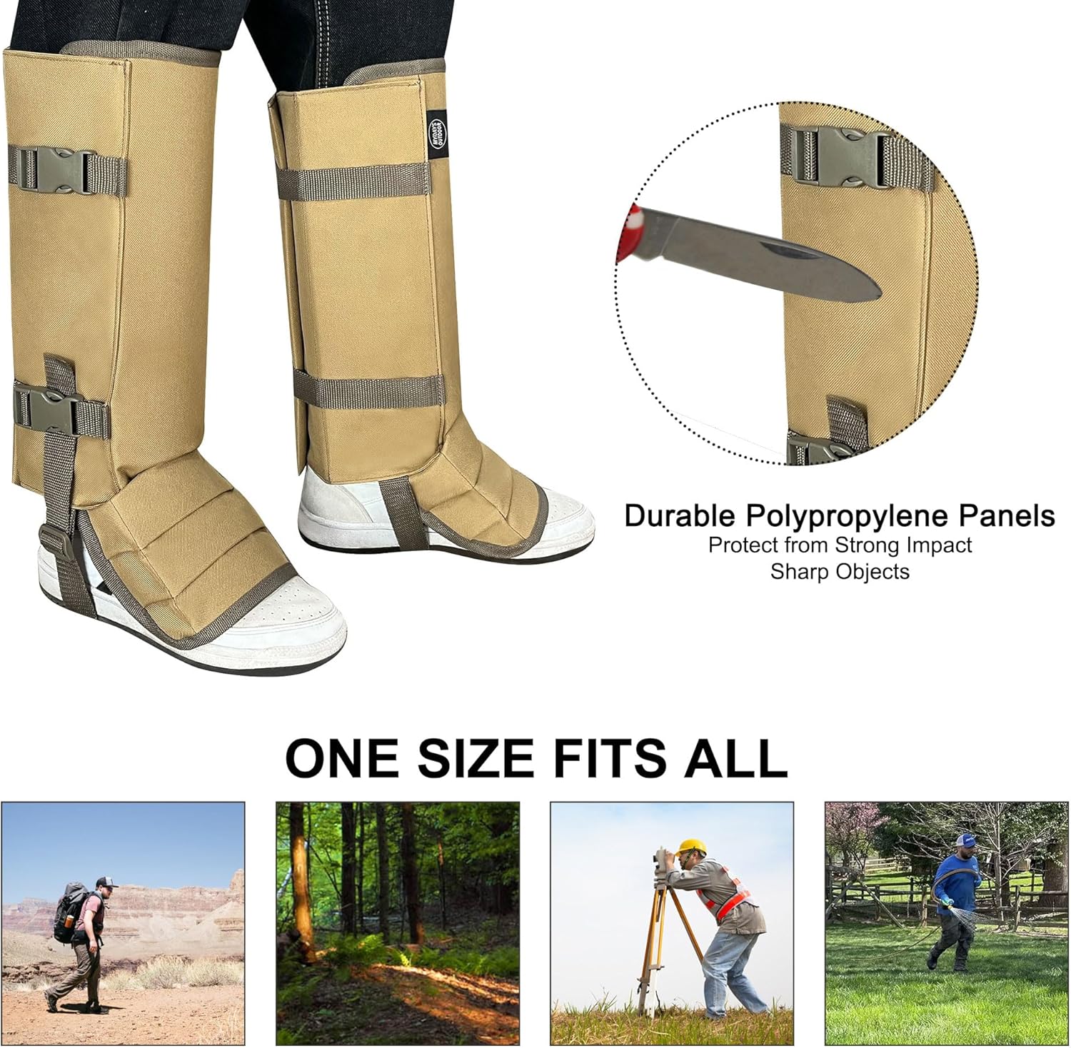 Snake Gaiters for Hunitng