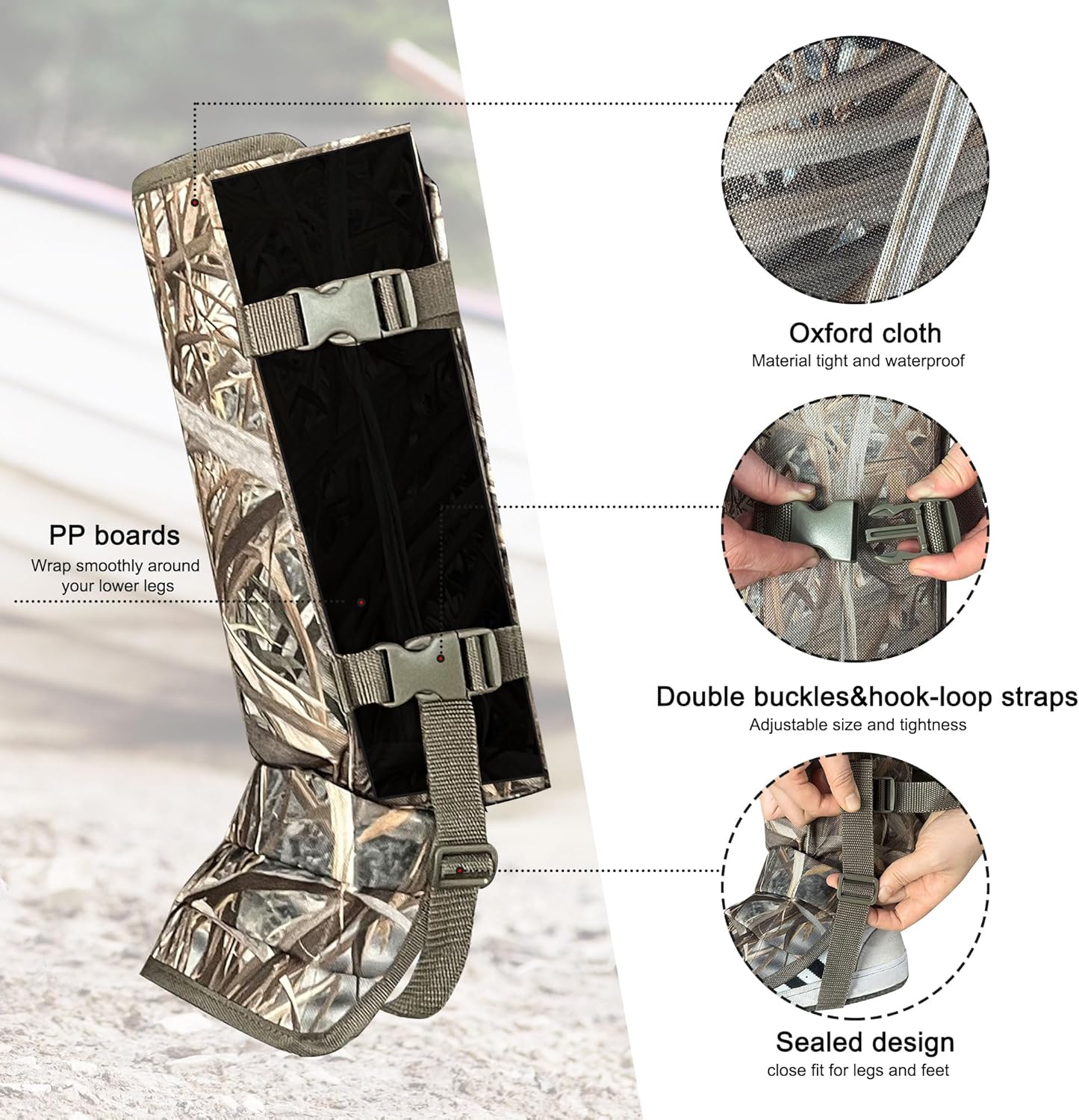Snake Gaiters for Hunitng