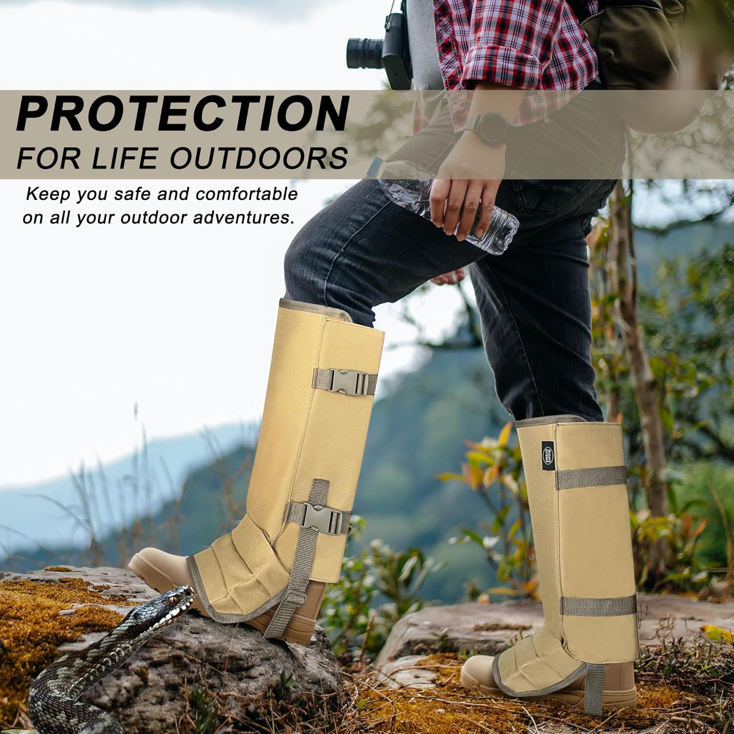 Snake Gaiters for Hunitng