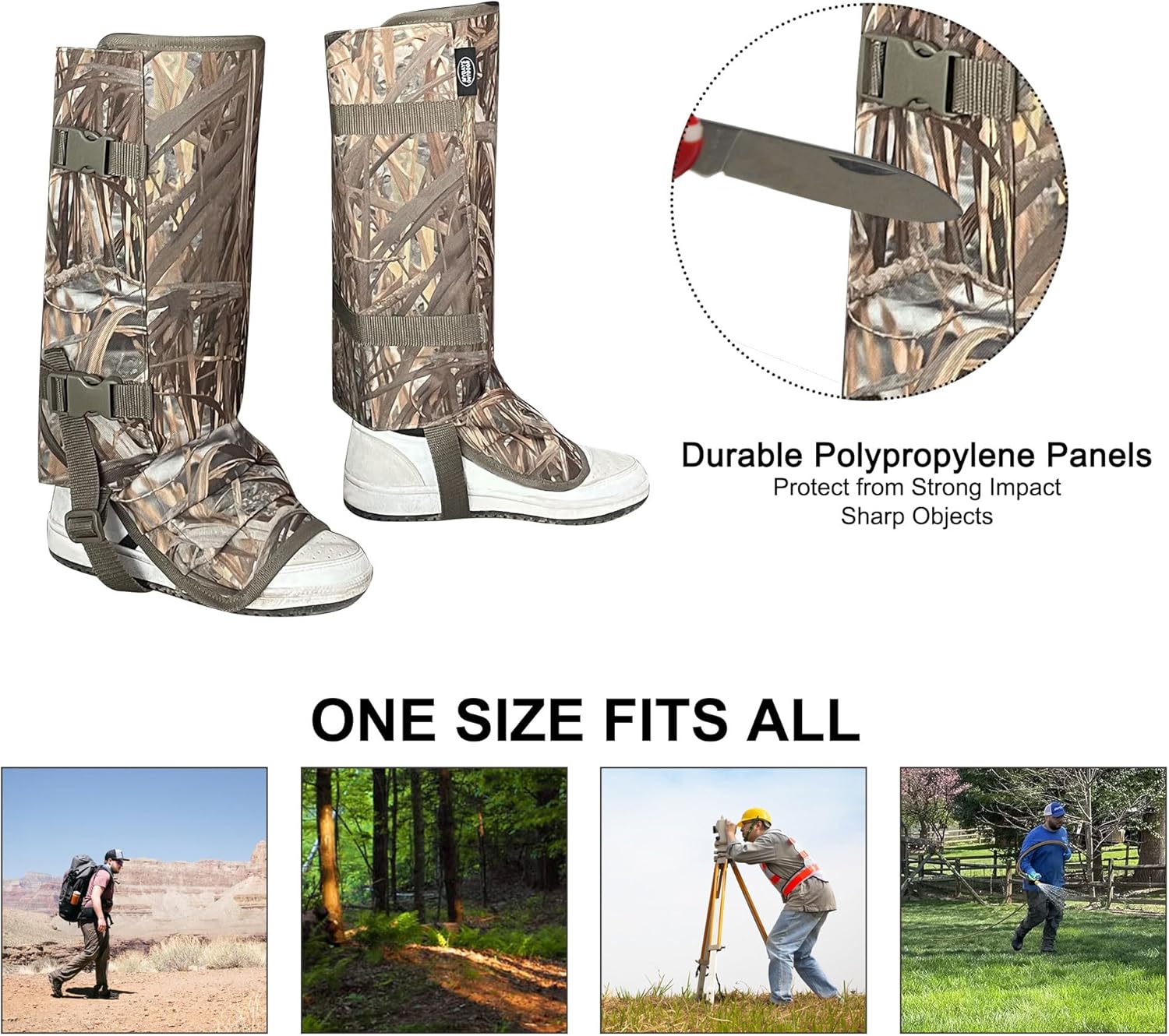 Snake Gaiters for Hunitng