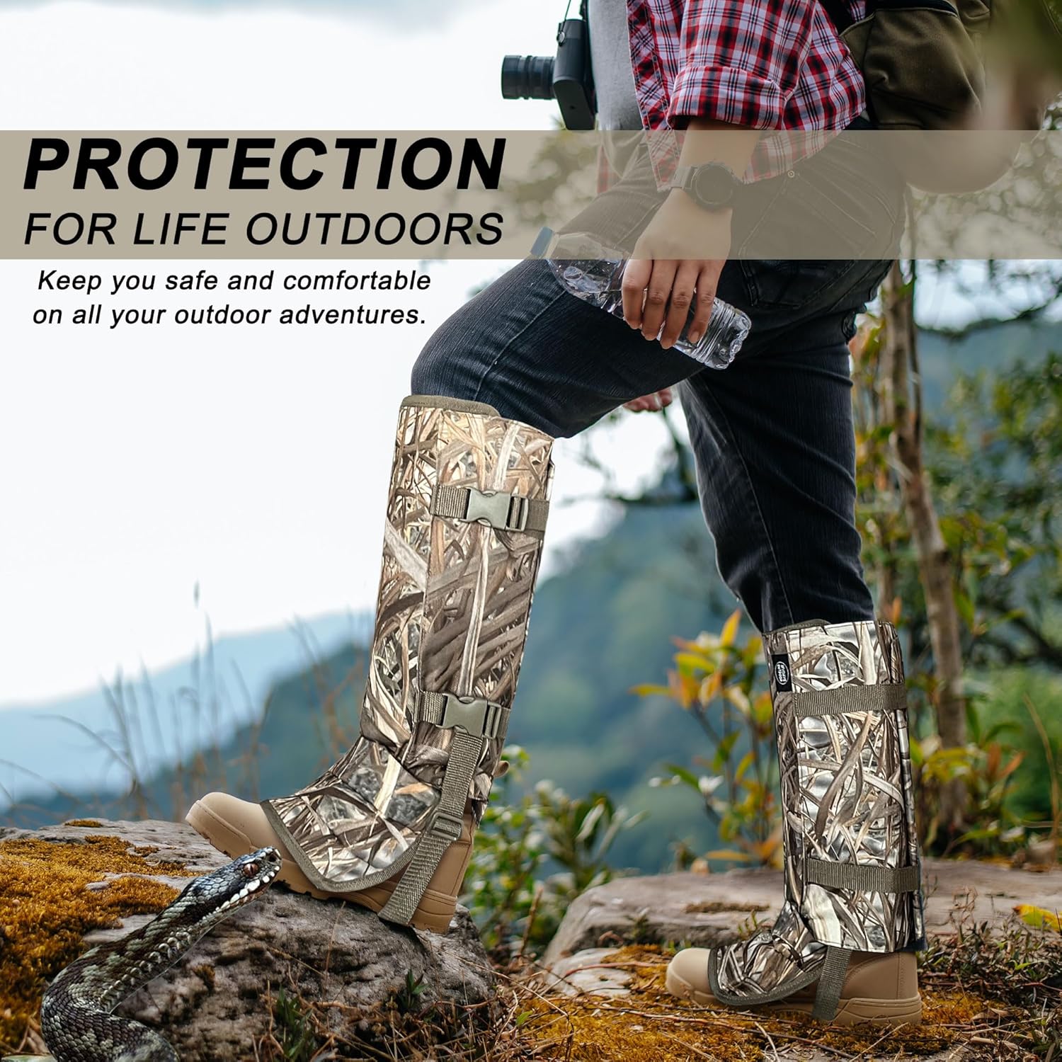 Snake Gaiters for Hunitng