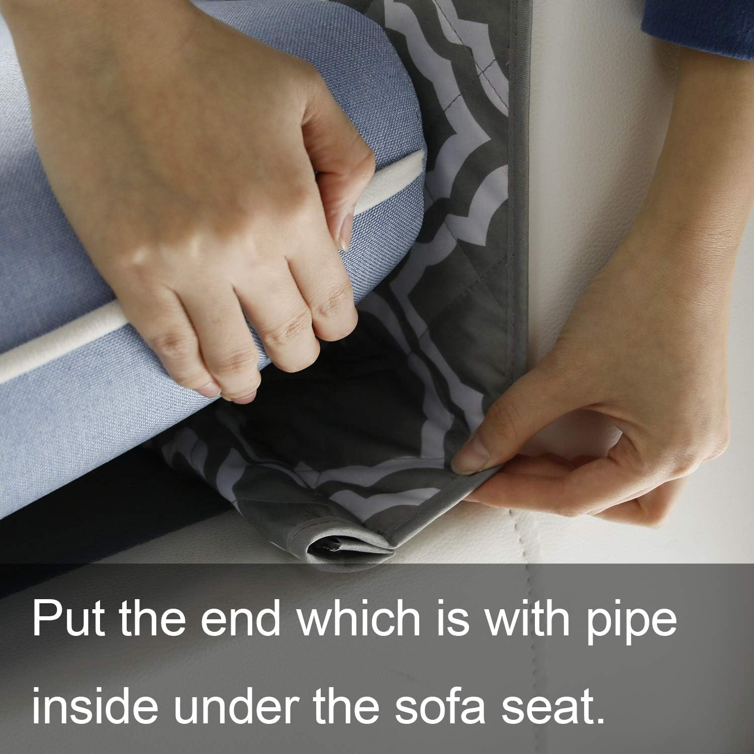 Sofa Armrest Organizer with Holder Tray