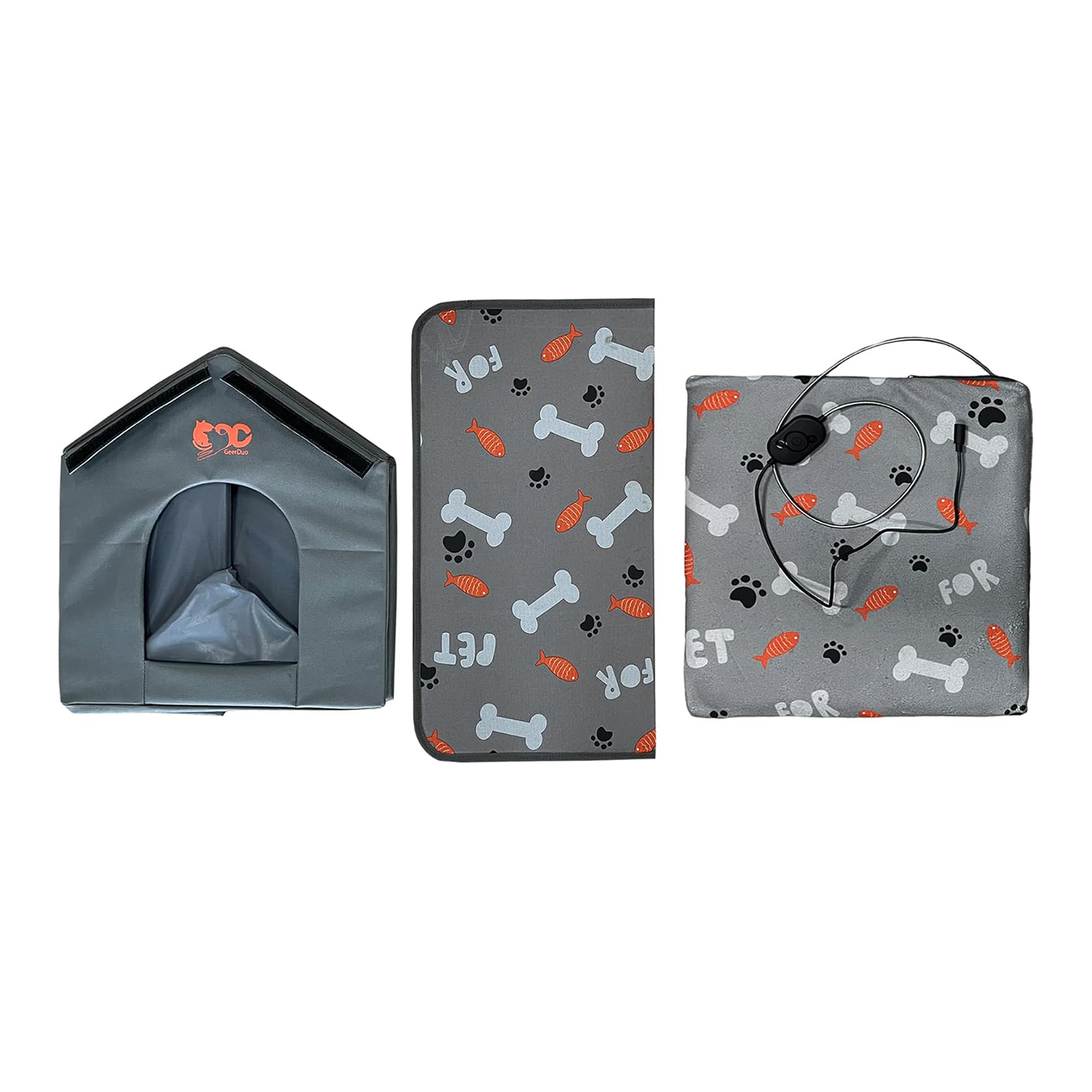 Heated Pet House for Cats & Small Dogs