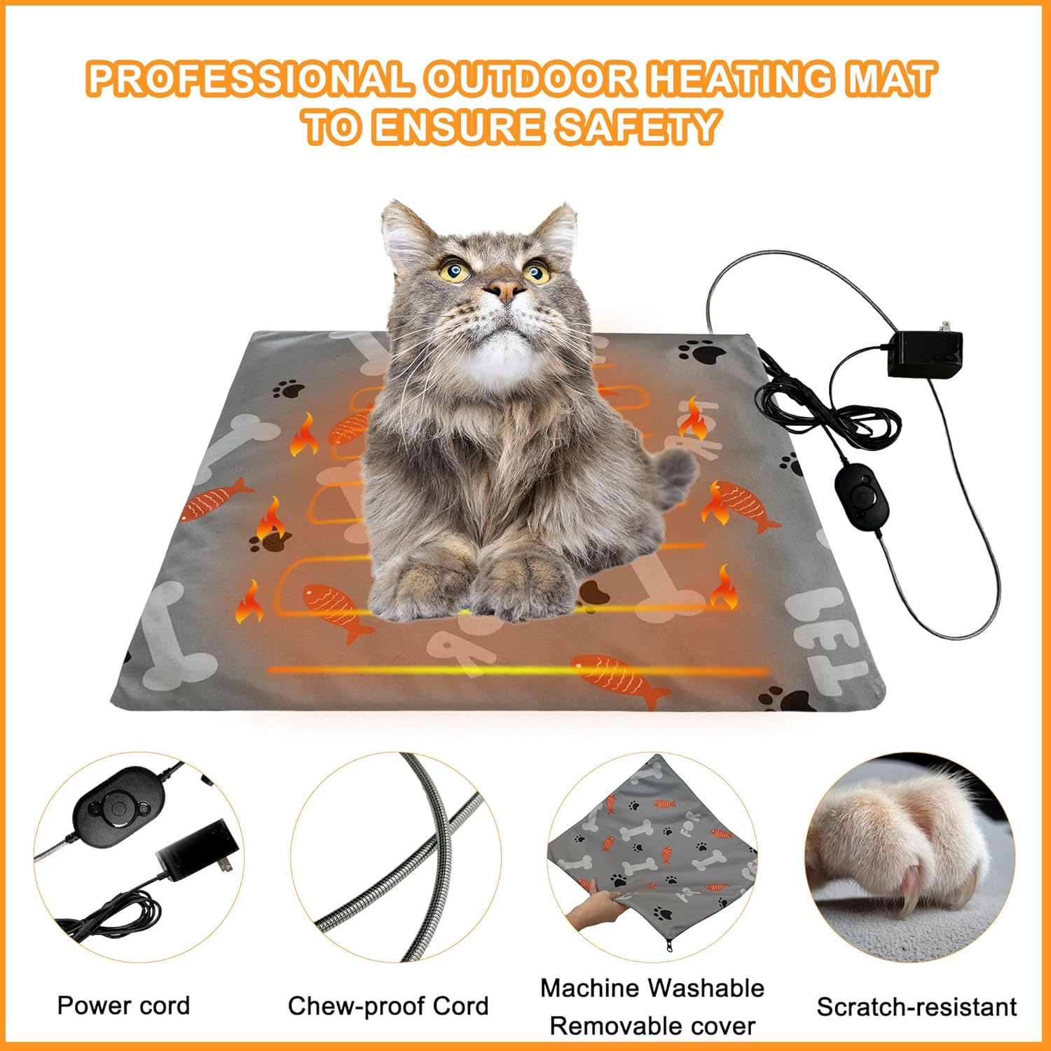 Heated Pet House for Cats & Small Dogs