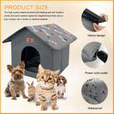 Heated Pet House for Cats & Small Dogs